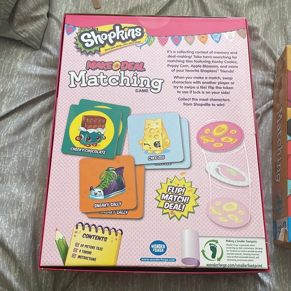 Shopkins and Disney Jake and the Neverland Pirates Matching Games Lot